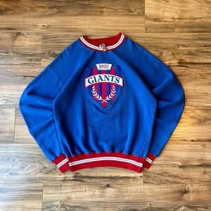 Vintage 90s New York Giants Large Crewneck Sweatshirts Made in USA